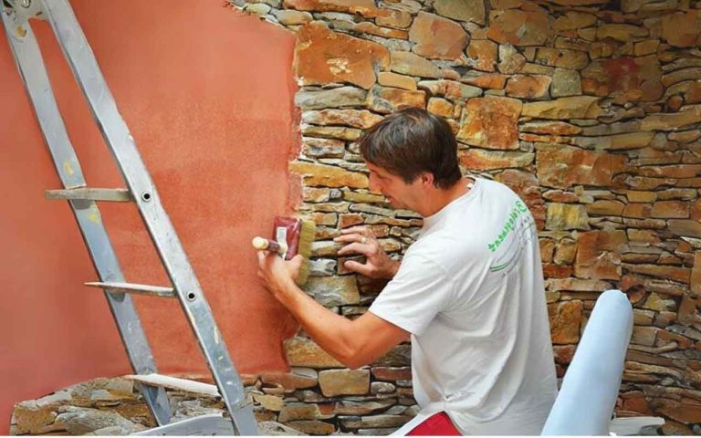 peinture extérieure à la chaux