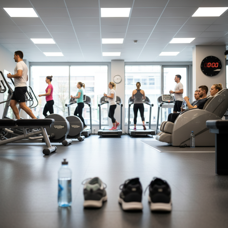 Illustration réaliste sur Basic-Fit : un abonnement fitness accessible pour une routine durable