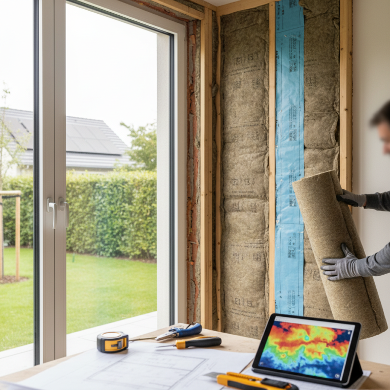 Illustration réaliste sur Améliorez la performance énergétique de votre maison