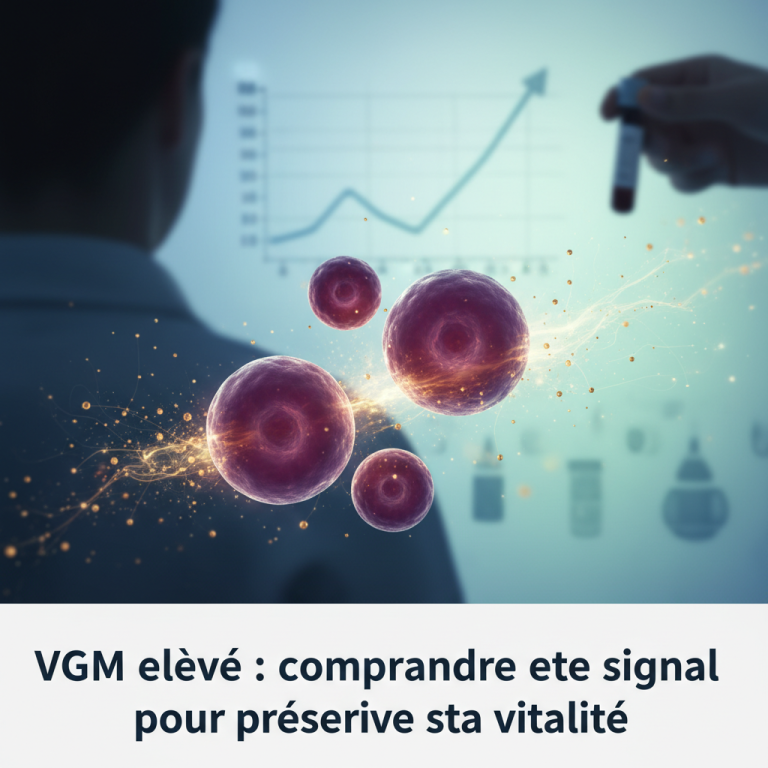 Illustration réaliste sur VGM élevé : comprendre ce signal pour préserver sa vitalité